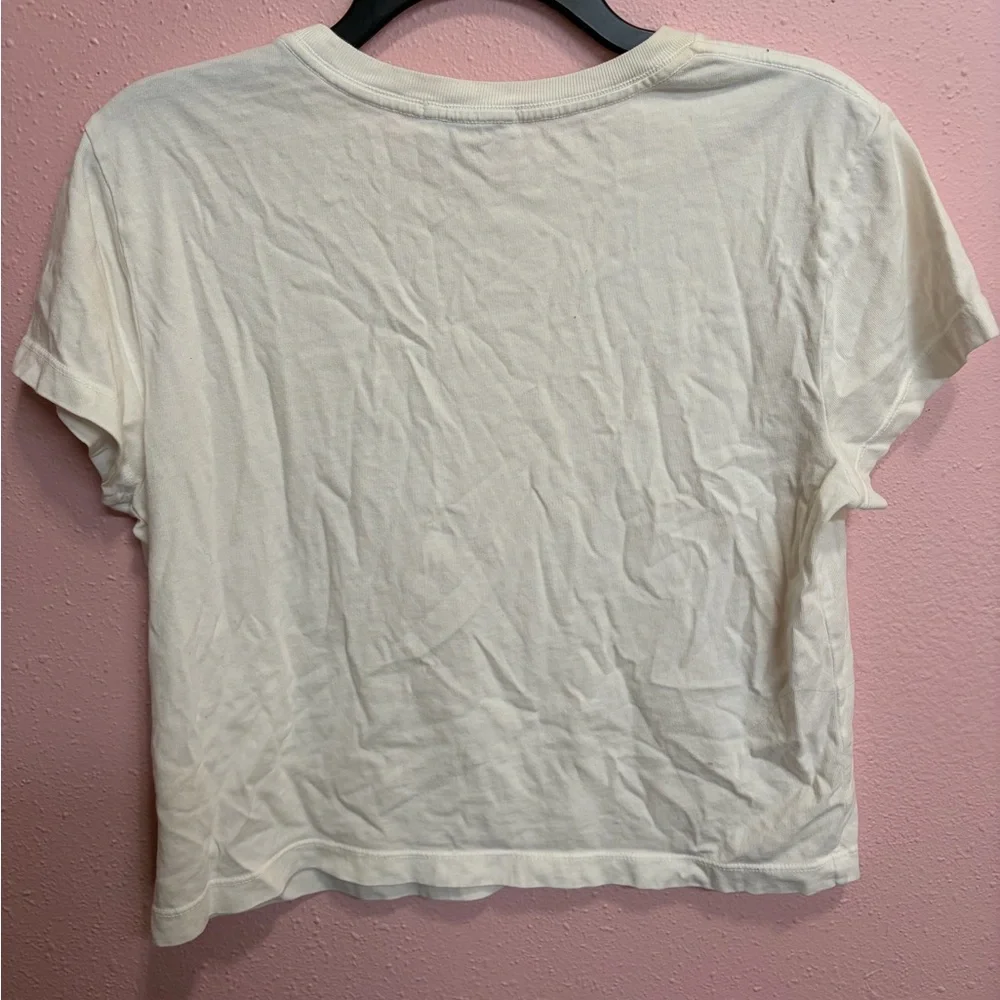 Agolde LONG LINE ADINE TEE IN BLONDE MEDIUM - Picture 3 of 5